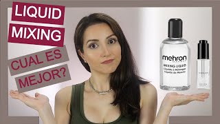 Inglot Duraline VS Mehron Liquid Mixing  Liquidos Mezcladores [upl. by Reidar]