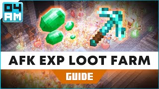 INSANE AFK XP Loot amp Emerald Farm Guide in Minecraft Dungeons Any Difficulty [upl. by Onihc]