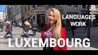 LUXEMBOURG STEET TALK LANGUAGES WORK [upl. by Nirehtak]