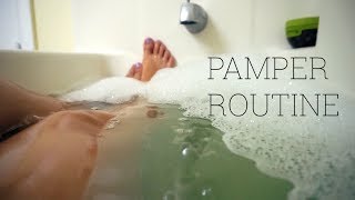 SUMMER PAMPER ROUTINE 2017  At Home Spa Day  JuicyJas [upl. by Nawuj]