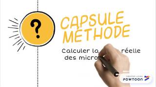 Capsule méthode Calcul taille réelle [upl. by Rayle]