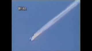 RARE Space shuttle Columbia Explosion footage [upl. by Esinad]