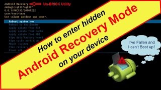 How to Reset your Android box using Android Recovery Mode [upl. by Drawyah]