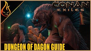 Conan Exiles Dungeon Of Dagon Detailed Guide PTR Content [upl. by Anelrahc246]