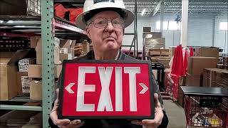 3 Types of Exit Signs [upl. by Natan]