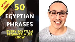 Learn Egyptian Arabic 50 Important Words and Phrases Every Egyptian Beginner Should Know [upl. by Blatt]