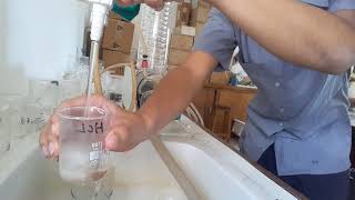 Adding Water to 98 Concentrated Sulphuric Acid [upl. by Mccurdy]