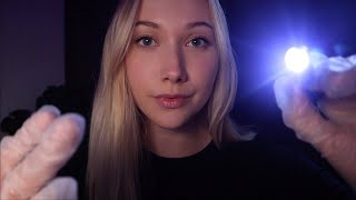 ASMR Dark Room EYE Exam  Bright Light Triggers amp UpClose Gentle Whispers [upl. by Enala234]