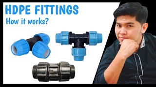 How to connect PE COUPLER fittings  Basic plumbing [upl. by Henke]