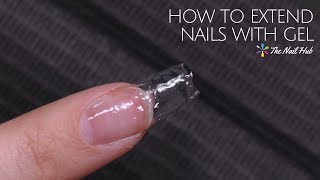 How To Extend Nails with Gel [upl. by Eciruam]