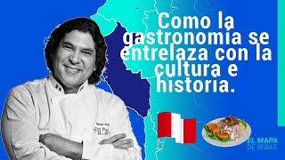 🇵🇪🍽HISTORIA de la GASTRONOMÍA PERUANA en 8 minutos🇵🇪🍽  El Mapa de Sebas [upl. by Ikin]