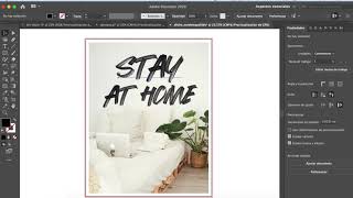 Como crear un afiche en Illustrator [upl. by Nnylhsa]
