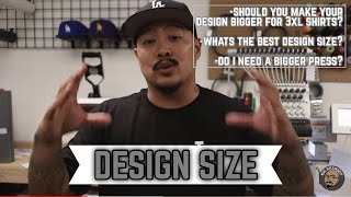 The Best Size For T Shirt Designs [upl. by Trin]