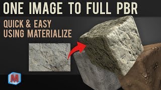 Materialize  Quick Start Guide  PBR Textures in Minutes [upl. by Ezirtaeb]