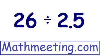 Dividing Decimals  Example 2 [upl. by Nataline]