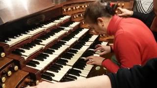 SaintSulpice organ Sophie improvisation [upl. by Auoy]