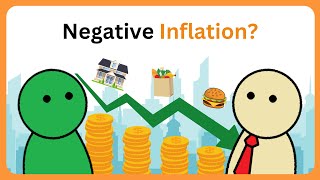 What If Inflation Goes Negative Deflation Explained [upl. by Aeneg]