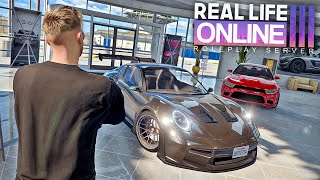 MEIN ERSTER SPORTWAGEN  GTA 5 RP Real Life Online [upl. by Adnarram]