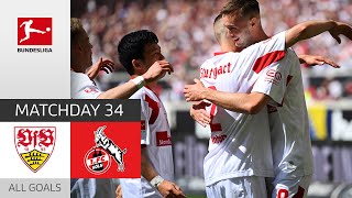 LAST MINUTE Rescue by Endo  VfB Stuttgart  1 FC Köln 21  All Goals  Matchday 34 [upl. by Gravante535]