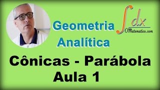 Grings  Geometria Analítica Cônicas  Parábola  Aula 1 [upl. by Nitsoj442]