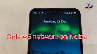 How to enable only 4g network on Nokia [upl. by Yarised]