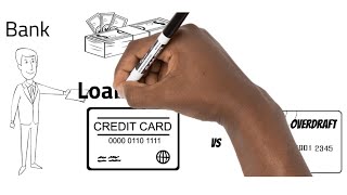 Loans vs Credit Cards vs Overdrafts  Defined and Compared [upl. by Ahsilra86]