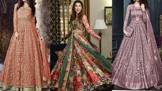 Pakistani And Indian Designer Lehnga amp Maxi Dresses 2019Lehnga Maxi Gown Designs [upl. by Dorthy13]