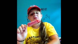 Popsicle challenge from glozell [upl. by Nnawaj829]