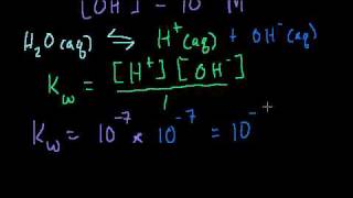 Introduction to pH pOH and pKw [upl. by Wertz]