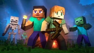 SURVIVAL LIFE FULL MOVIE Minecraft Animation [upl. by Kung]