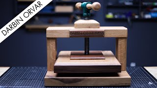 Making an EPIC Handcrafted BOOK PRESS [upl. by Lad748]