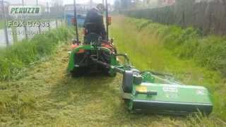 FOX CROSS Peruzzo Trincia Fossi  Ditch Boom Mower [upl. by Cence]