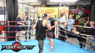 Provodnikov vs Algieri Chris Algieri workout highlights [upl. by Ing]