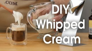 DIY whipped cream in 60 seconds [upl. by Spiers]