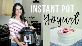 EASIEST How To Make Yogurt In The Instant Pot [upl. by Attem]