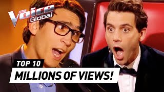 MOST TRENDING Blind Auditions of 2019  The Voice Rewind [upl. by Hymie]