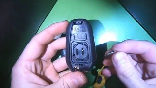 How to replace Citroen C4 Piccaso 2015 key battery [upl. by Chuu]