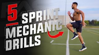 TOP 5 SPRINT MECHANIC DRILLS  SPEED TRAINING FOR ATHLETES [upl. by Hallam]