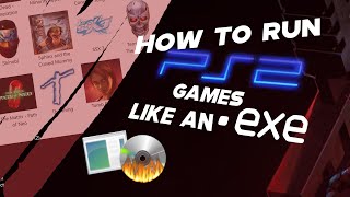 How to run PS2 games on PC like exes Tutorial [upl. by Nyvar929]