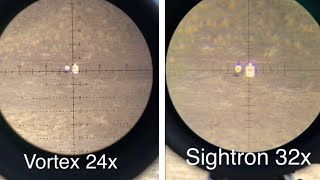 Scope Zoom Compared at 1 mile 1000 and 500 Yards [upl. by Ardeth968]