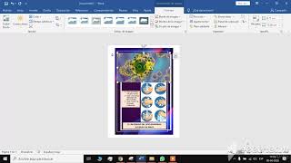 COMO HACER UN AFICHE EN WORD [upl. by Llerej]