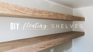 DIY Floating Shelves [upl. by Adnilak]