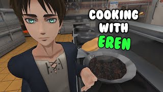 Cooking with Eren AOT VR [upl. by Franckot]