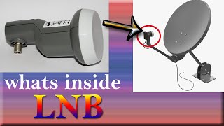 whats inside a satellite DTH receiver LNB [upl. by Watt6]