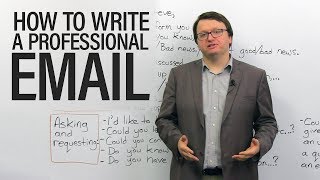 How to write professional emails in English [upl. by Ecitnirp444]