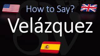 How to Pronounce Velázquez CORRECTLY Spanish amp English Pronunciation [upl. by Olette411]