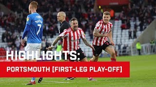 Highlights Sunderland v Portsmouth firstleg PlayOff [upl. by Stoecker]