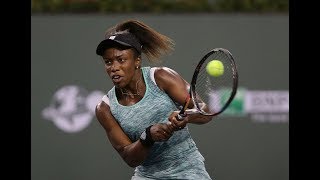 2018 Indian Wells First Round  Sachia Vickery vs Eugenie Bouchard  WTA Highlights [upl. by Mad255]