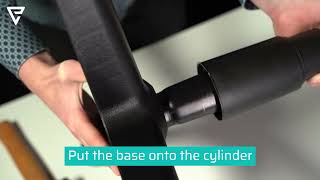 How to remove and replace the gas lift cylinder on a gaming chair [upl. by Heydon]