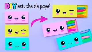 Manualidades con Papel  Cajitas de Papel DIY Estuche Lapicera  Tutorial Origami [upl. by Giddings]